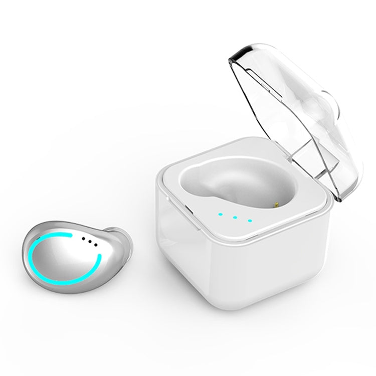 M-B8 Bluetooth 5.0 ミニインビジブルインイヤーステレオワイヤレスBluetoothイヤホン 充電ケース付き
