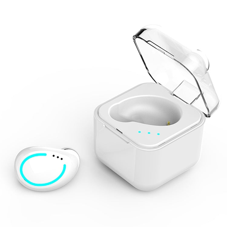 M-B8 Bluetooth 5.0 ミニインビジブルインイヤーステレオワイヤレスBluetoothイヤホン 充電ケース付き