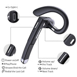 YYK-520 シングル回転式イヤーフック ノイズキャンセリングワイヤレスBluetoothイヤホン, 仕様: 簡易版, YYK-520