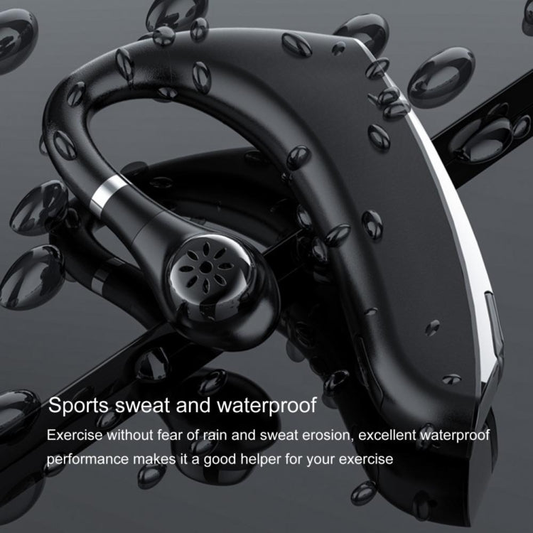 DS800 Bluetooth 5.0 ユニバーサルハンギングイヤースタイル ビジネススポーツ ワイヤレス Bluetooth イヤホン、クラシックバージョン、クラシックバージョン（ブラック）、クラシックバージョン（シルバー）