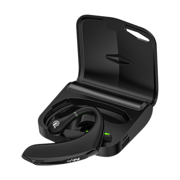 DS800 Bluetooth 5.0 ユニバーサルハンギングイヤースタイル ビジネススポーツ ワイヤレス Bluetooth イヤホン 充電ボックス付き、充電ボックスバージョン（ブラック）、充電ボックスバージョン（レッド）