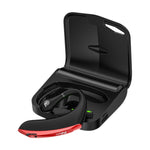 DS800 Bluetooth 5.0 ユニバーサルハンギングイヤースタイル ビジネススポーツ ワイヤレス Bluetooth イヤホン 充電ボックス付き、充電ボックスバージョン（ブラック）、充電ボックスバージョン（レッド）
