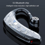 DS800 Bluetooth 5.0 ユニバーサルハンギングイヤースタイル ビジネススポーツ ワイヤレス Bluetooth イヤホン 充電ボックス付き、充電ボックスバージョン（ブラック）、充電ボックスバージョン（レッド）