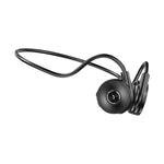 M-1 背面装着型タッチノイズリダクション 骨伝導 Bluetooth イヤホン 取り外し可能マイク付き