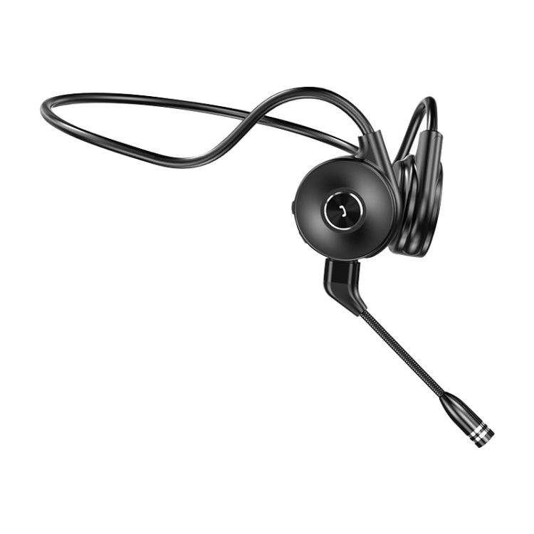 M-1 背面装着型タッチノイズリダクション 骨伝導 Bluetooth イヤホン 取り外し可能マイク付き