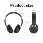 07S 折りたたみスポーツ コンピューターゲーム ワイヤレス Bluetooth V5.0 ヘッドセット マイク付き