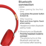 07S 折りたたみスポーツ コンピューターゲーム ワイヤレス Bluetooth V5.0 ヘッドセット マイク付き
