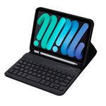 C06B 超薄型 キャンディーカラー Bluetooth キーボード タブレットケース iPad mini 6 / mini 7 用、スタンド＆ペンスロット付き