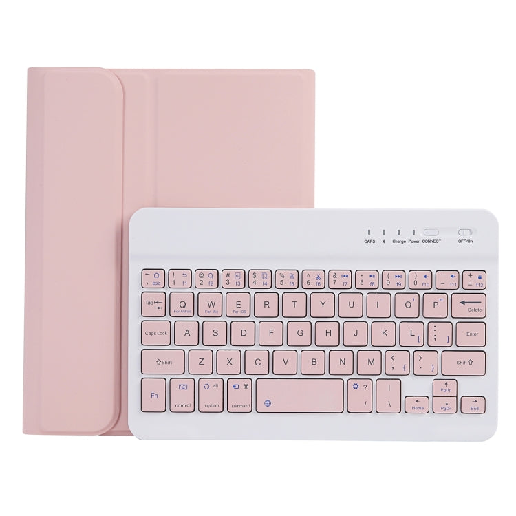 C06B 超薄型 キャンディーカラー Bluetooth キーボード タブレットケース iPad mini 6 / mini 7 用、スタンド＆ペンスロット付き
