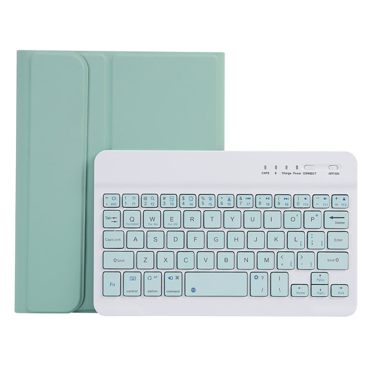 C06B 超薄型 キャンディーカラー Bluetooth キーボード タブレットケース iPad mini 6 / mini 7 用、スタンド＆ペンスロット付き