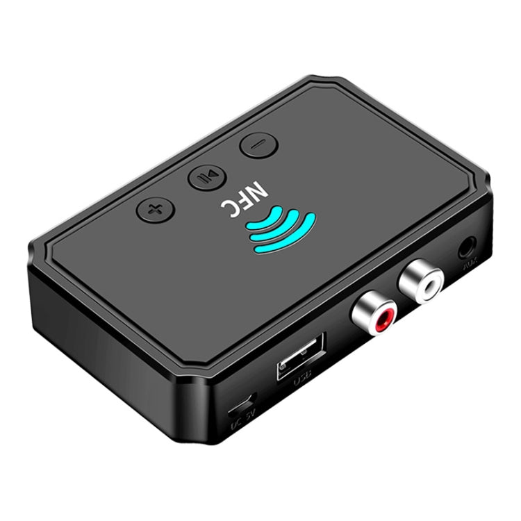 T36 NFC Bluetooth 5.0 レシーバー トランスミッター ヘッドセット カーオーディオプレーヤー