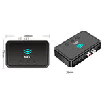 T36 NFC Bluetooth 5.0 レシーバー トランスミッター ヘッドセット カーオーディオプレーヤー