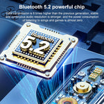 V9 ミラーヌードル ワイヤレス Bluetooth イヤホン 充電ケース付き