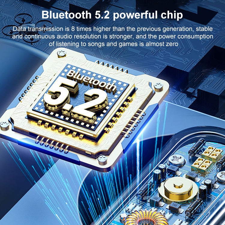 V9 ミラーヌードル ワイヤレス Bluetooth イヤホン 充電ケース付き