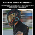 T33 3.5mmインターフェース音楽通話用バイクヘルメット有線ヘッドホン、長さ：1.2m