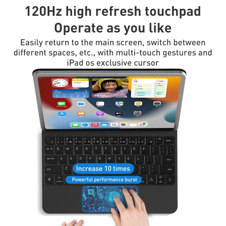 iPad 第10世代 10.9 2022用 T89 マジックサスペンド Bluetoothキーボード レザーケース, iPad 第10世代 10.9 2022用