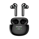 awei T15P Bluetooth V5.0 TWS トゥルーワイヤレススポーツ LEDディスプレイヘッドセット 充電ケース付き, T15P