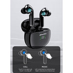 awei T15P Bluetooth V5.0 TWS トゥルーワイヤレススポーツ LEDディスプレイヘッドセット 充電ケース付き, T15P