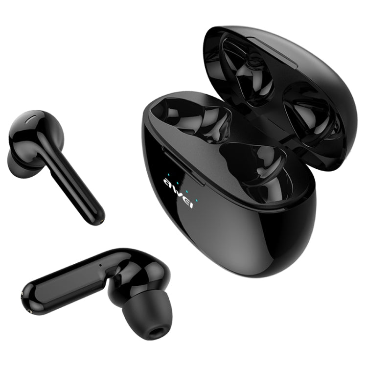 awei T15 TWS Bluetooth V5.0 トゥルーワイヤレススポーツヘッドセット 充電ケース付き, T15