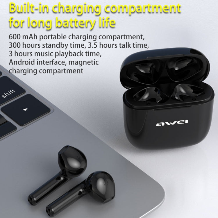 awei T26 Pro TWS Bluetooth V5.0 トゥルーワイヤレススポーツヘッドセット 充電ケース付き, T26 Pro