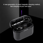 DT-4 IPX防水 Bluetooth 5.0 ワイヤレスBluetoothイヤホン 350mAh磁気充電ケース付き 通話対応, DT-4