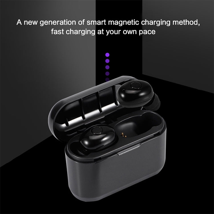 DT-4 IPX防水 Bluetooth 5.0 ワイヤレスBluetoothイヤホン 350mAh磁気充電ケース付き 通話対応, DT-4