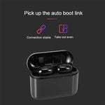DT-4 IPX防水 Bluetooth 5.0 ワイヤレスBluetoothイヤホン 350mAh磁気充電ケース付き 通話対応, DT-4