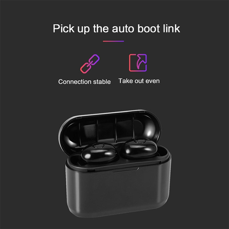 DT-4 IPX防水 Bluetooth 5.0 ワイヤレスBluetoothイヤホン 350mAh磁気充電ケース付き 通話対応, DT-4