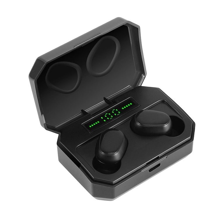 DT-14 ワイヤレス両耳 Bluetooth ヘッドセット タッチ＆スマート磁気充電＆電源オン自動ペアリング対応