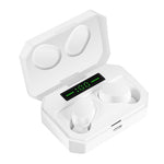 DT-14 ワイヤレス両耳 Bluetooth ヘッドセット タッチ＆スマート磁気充電＆電源オン自動ペアリング対応