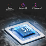 Dt-18 ワイヤレス両耳 Bluetooth ヘッドセット 2000mAh 充電ケース＆タッチ＆インテリジェント磁気吸着充電付き