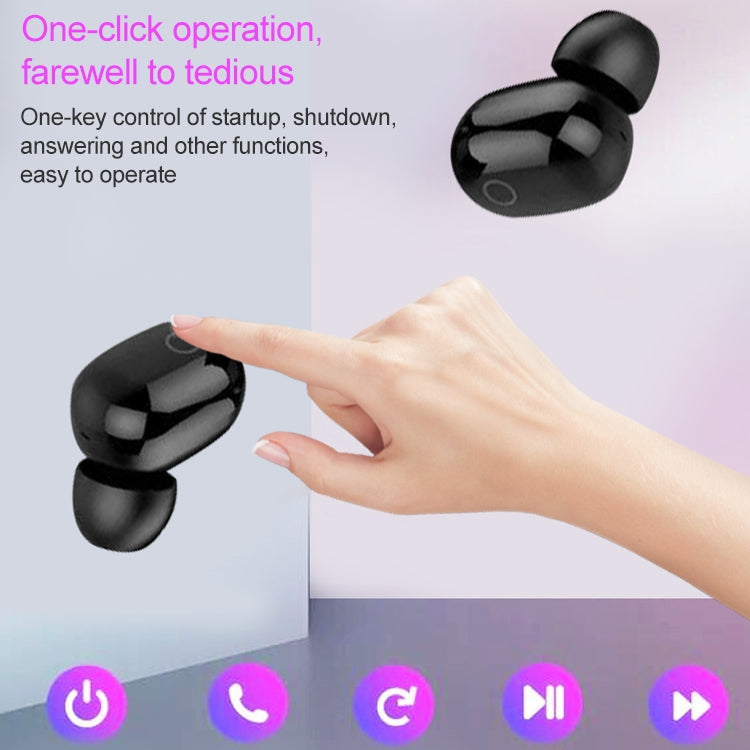 Dt-18 ワイヤレス両耳 Bluetooth ヘッドセット 2000mAh 充電ケース＆タッチ＆インテリジェント磁気吸着充電付き