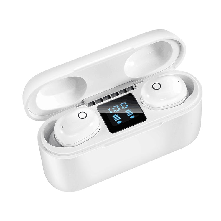 Dt-18 ワイヤレス両耳 Bluetooth ヘッドセット 2000mAh 充電ケース＆タッチ＆インテリジェント磁気吸着充電付き