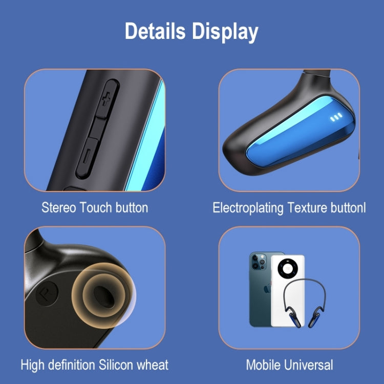 M-D8 IPX5 防水 骨伝導 Bluetooth ハングイヤー ワイヤレスイヤホン