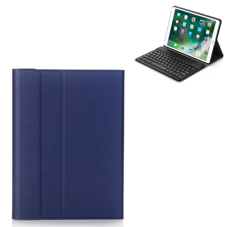 A09 Bluetooth 3.0 超薄型 ABS 着脱式 Bluetooth キーボード レザー タブレットケース iPad Air / Pro 10.5インチ (2019) 用、ホルダー付き