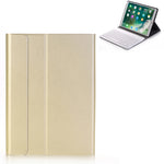 A09 Bluetooth 3.0 超薄型 ABS 着脱式 Bluetooth キーボード レザー タブレットケース iPad Air / Pro 10.5インチ (2019) 用、ホルダー付き