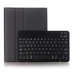 A09B Bluetooth 3.0 超薄型 ABS 着脱式 Bluetooth キーボード レザー タブレットケース iPad Air / Pro 10.5インチ (2019) 用、ペンスロット＆ホルダー付き