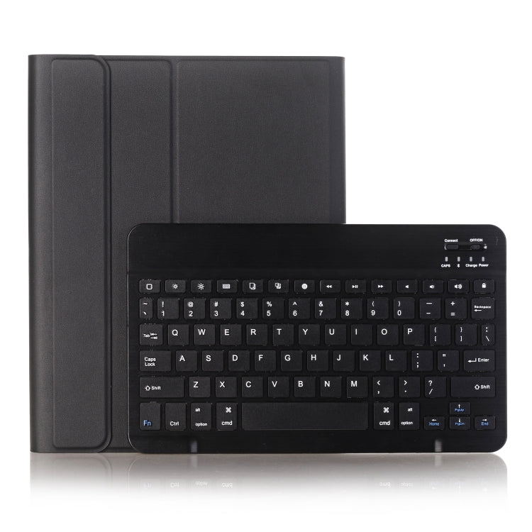 A09B Bluetooth 3.0 超薄型 ABS 着脱式 Bluetooth キーボード レザー タブレットケース iPad Air / Pro 10.5インチ (2019) 用、ペンスロット＆ホルダー付き