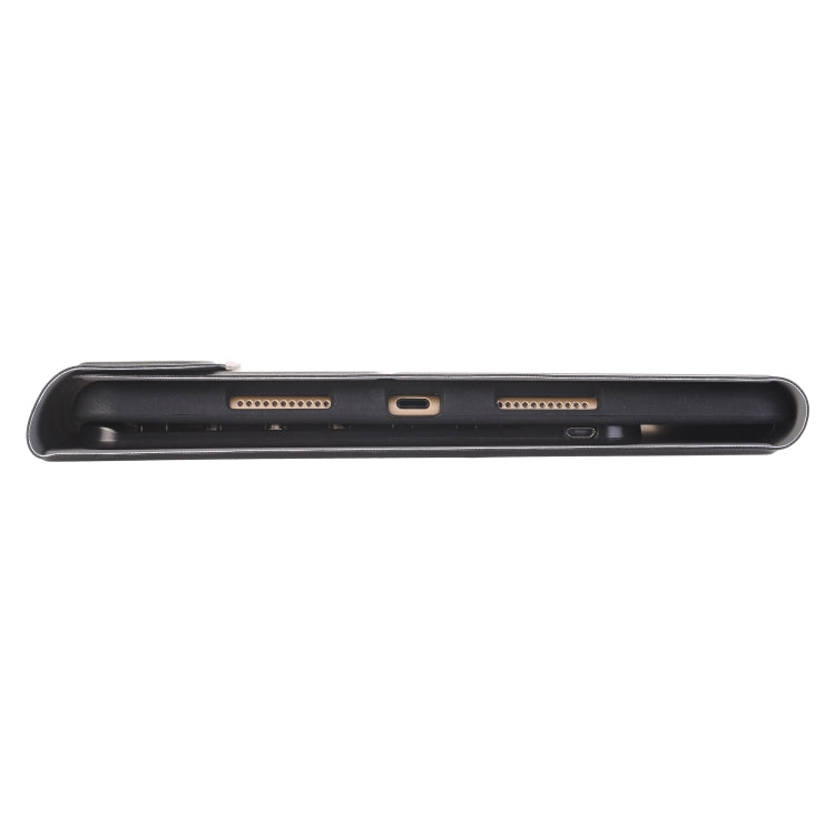 A09B Bluetooth 3.0 超薄型 ABS 着脱式 Bluetooth キーボード レザー タブレットケース iPad Air / Pro 10.5インチ (2019) 用、ペンスロット＆ホルダー付き