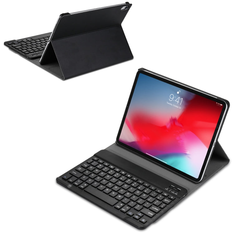 A11 Bluetooth 3.0 超薄型 ABS 着脱式 Bluetooth キーボード付きレザータブレットケース iPad Air 4 / Air 5 / Pro 11インチ 2022 / 2021 / 2020 / 2018 用 ホルダー付き