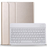 A11 Bluetooth 3.0 超薄型 ABS 着脱式 Bluetooth キーボード付きレザータブレットケース iPad Air 4 / Air 5 / Pro 11インチ 2022 / 2021 / 2020 / 2018 用 ホルダー付き