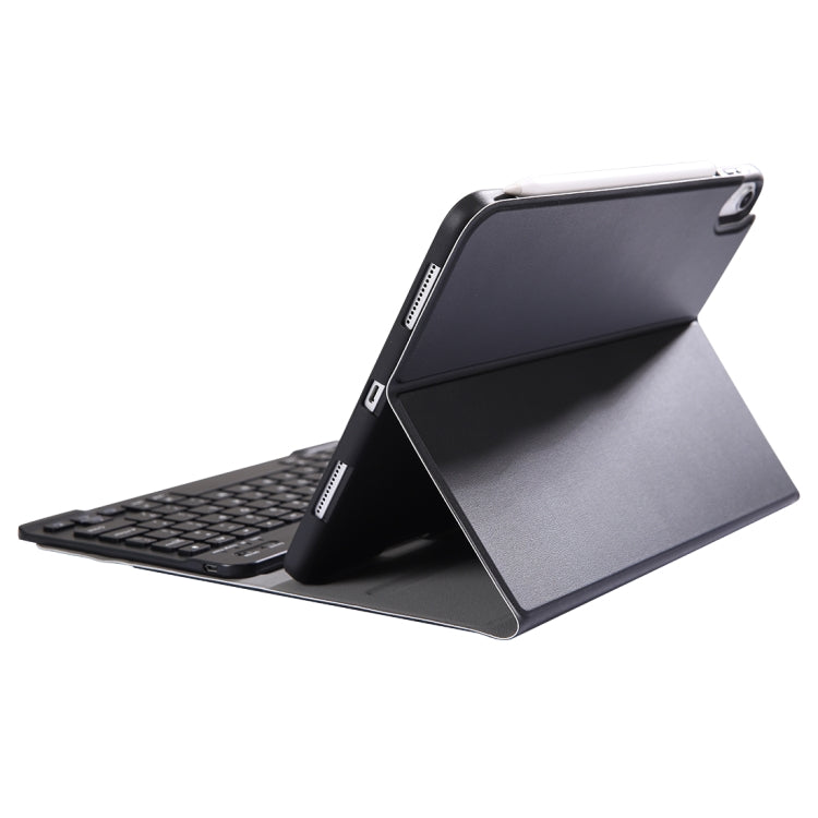 A11B Bluetooth 3.0 超薄型 ABS 着脱式 Bluetooth キーボード付きレザータブレットケース iPad Air 4 / Air 5 / Pro 11インチ 2022 / 2021 / 2020 / 2018 用 ペンスロット＆ホルダー付き