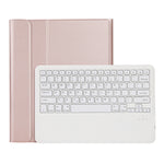 A12B Bluetooth 3.0 超薄型 着脱式 Bluetooth キーボード付きレザータブレットケース iPad Air 13 2024 / 2025 / Pro 12.9インチ 2022 / 2021 / 2020 / 2018 用 ペンスロット＆ホルダー付き