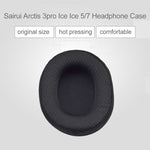 Steelseries Arctis 3 Pro / Ice 5 / Ice 7ヘッドホン用1ペアレザースポンジ保護ケース（ホワイト）、IP6D2519A、IP6D2519B、IP6D2519C、IP6D2519D、IP6D2519E、IP6D2519F