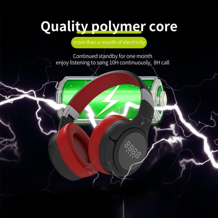 ZEALOT B28 折りたたみ式ヘッドバンド Bluetoothステレオミュージックヘッドセット ディスプレイ付き