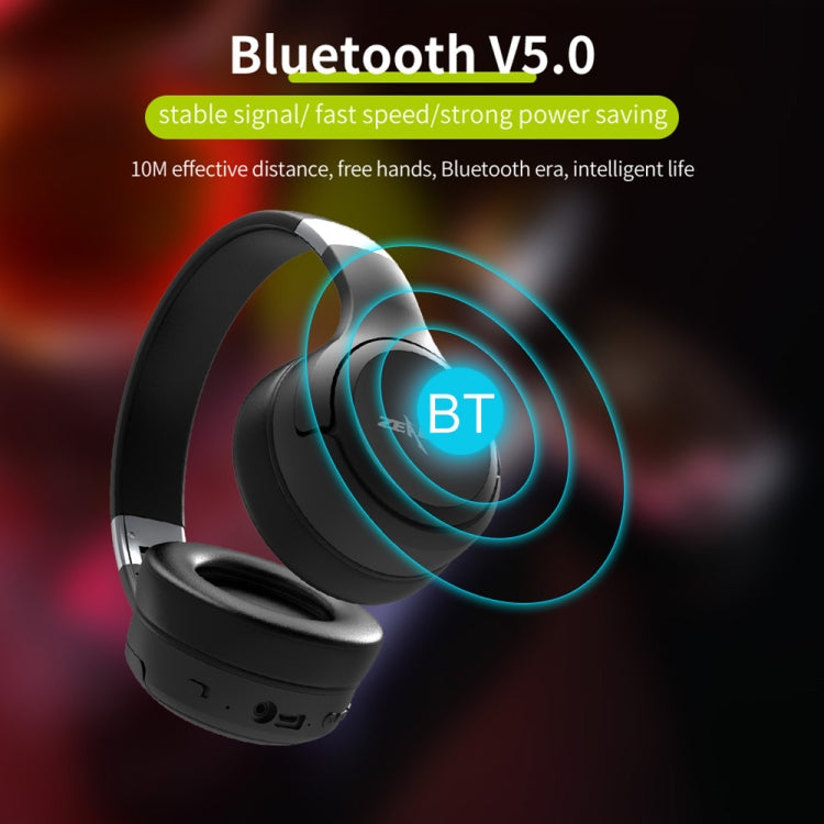 ZEALOT B28 折りたたみ式ヘッドバンド Bluetoothステレオミュージックヘッドセット ディスプレイ付き