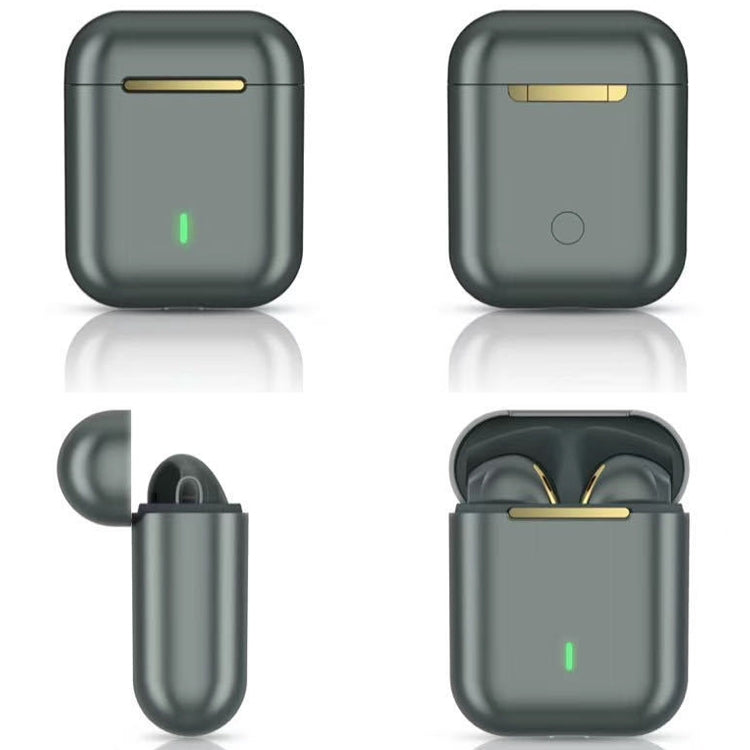 J18 Bluetooth 5.0 TWS ワイヤレス両耳Bluetoothイヤホン 充電ボックス付き、J18（グリーン）、J18（ローズゴールド）、J18（ホワイト）、J18（ブラック）