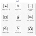 J18 Bluetooth 5.0 TWS ワイヤレス両耳Bluetoothイヤホン 充電ボックス付き、J18（グリーン）、J18（ローズゴールド）、J18（ホワイト）、J18（ブラック）