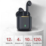 J18 Bluetooth 5.0 TWS ワイヤレス両耳Bluetoothイヤホン 充電ボックス付き、J18（グリーン）、J18（ローズゴールド）、J18（ホワイト）、J18（ブラック）