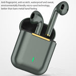 J18 Bluetooth 5.0 TWS ワイヤレス両耳Bluetoothイヤホン 充電ボックス付き、J18（グリーン）、J18（ローズゴールド）、J18（ホワイト）、J18（ブラック）